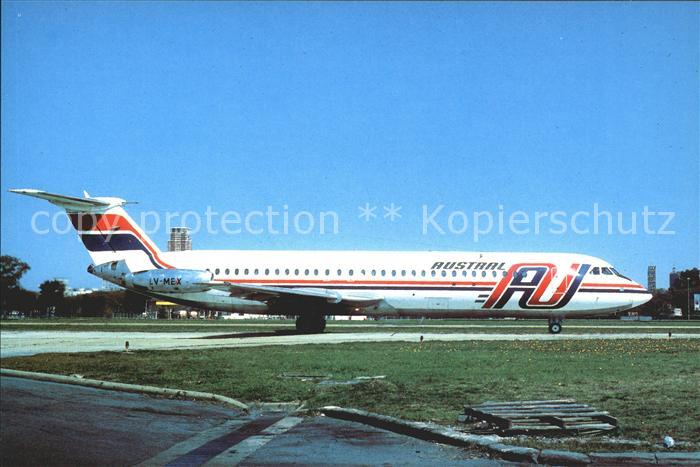 Flugzeuge Zivil Austral BAC One-Eleven 518 FG LV-MEX c/n 200