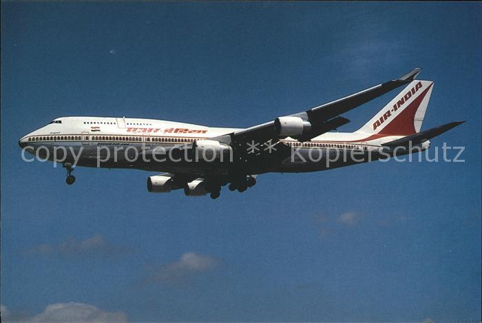 Flugzeuge Zivil Air India Boeing 747-400 VT-ESO