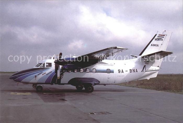 Flugzeuge Zivil North Adria Aviation Let410 UVP 9A-BNA ex CCCP-67554 cn 851518