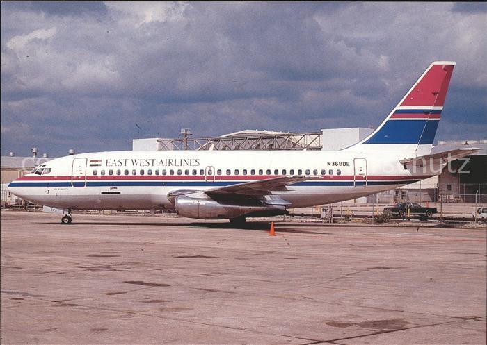 Flugzeuge Zivil East West Airlines Boeing B737-2S3 N368DE c/n 22279