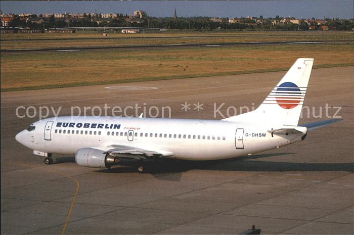 Flugzeuge Zivil Euroberlin France Boeing 737-2T5 G-DHSW c/n 22979/950