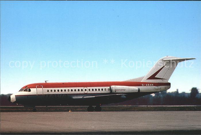 Flugzeuge Zivil Itavia Fokker F28 Mk.1000 D-ABAN c/n 11029