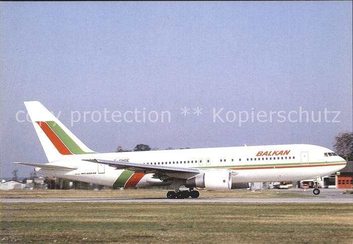 Flugzeuge Zivil Balkan Bulgarian Airlines Boeing 767-27E F-GHGE c/n 24854/326