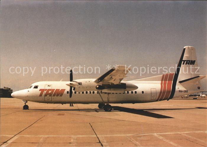 Flugzeuge Zivil TAM Brazil Fokker F50 20233 PH-JXK