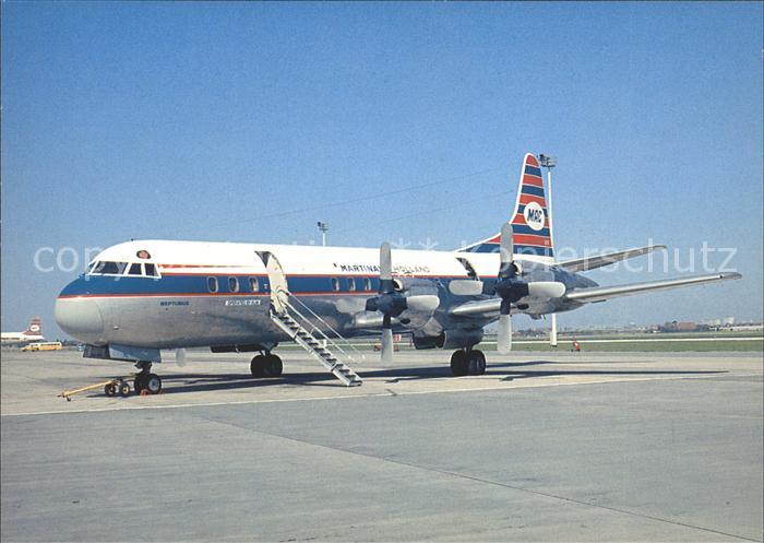 Flugzeuge Zivil Martinair Holland Lockheed L-188C Electra PH-LLG