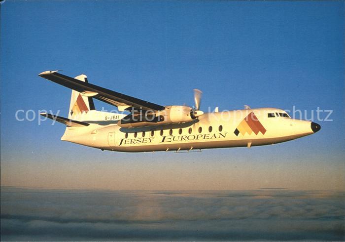 Flugzeuge Zivil Jersey European Fokker F-27 G-JEAI
