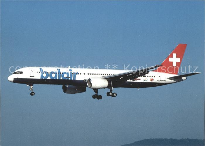 Flugzeuge Zivil Balair Boeing 757-2G5 HB-IHS cn 30394