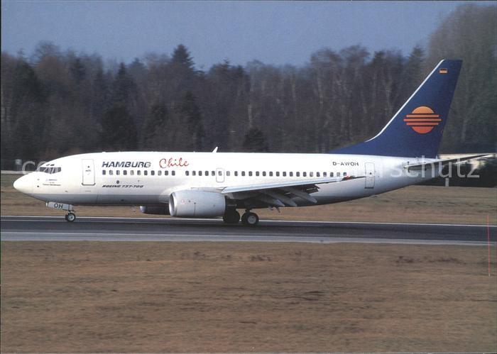 Flugzeuge Zivil Hamburg Chile Airline B-737-73S D-AWOH