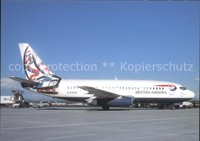 Flugzeuge Zivil British Airways Boeing B-737-236 G-BGDO c/n 21803/677