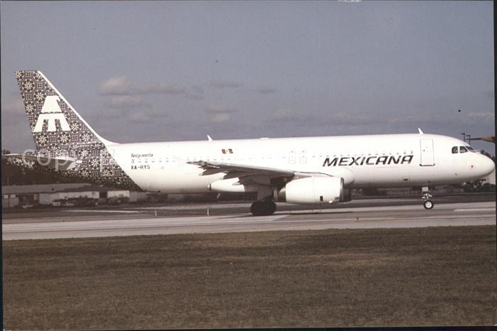 Flugzeuge Zivil Mexicana A.320 XA-RYS c/n 0260