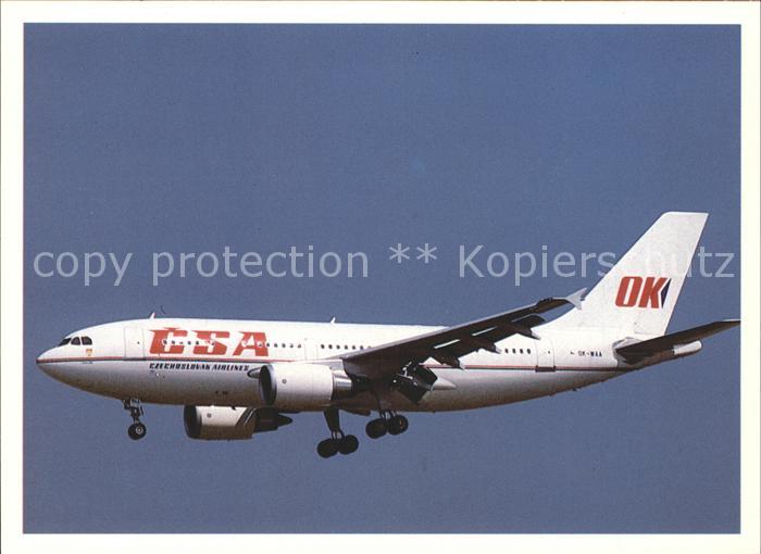 Flugzeuge Zivil CSA Ceskoslovenske Aeroline A310-304 OK-WAA c/n 564