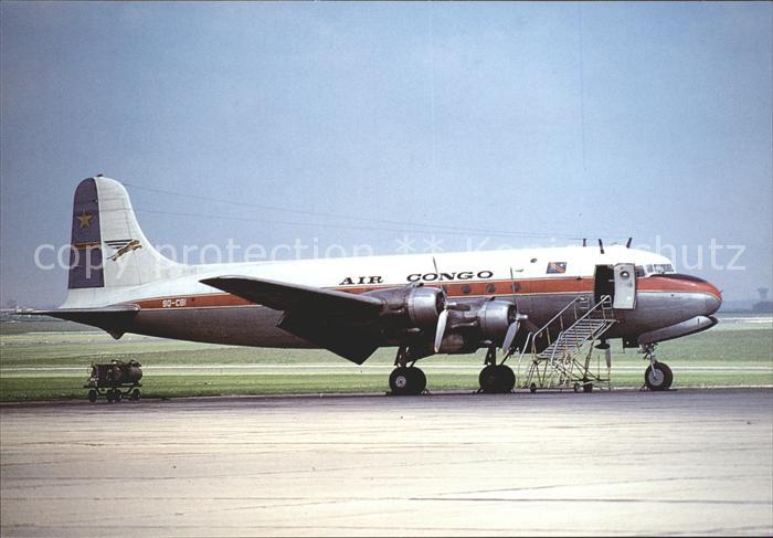 Flugzeuge Zivil Air Congo DC-4 9Q-CBI