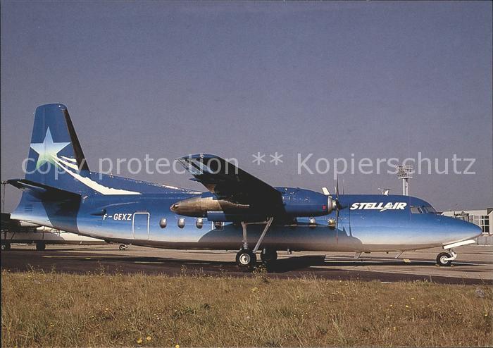 Flugzeuge Zivil Stellair Fairchild F-27J F-GEXZ c/n 074