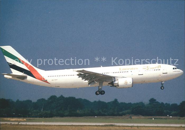 Flugzeuge Zivil Emirates A300-600R