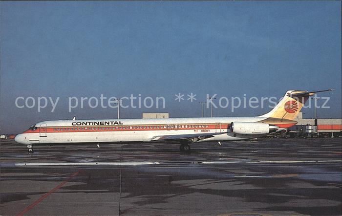 Flugzeuge Zivil Continental McDonnell Douglas DC-9-82 MD-82