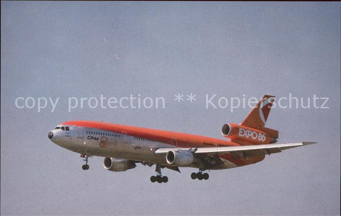Flugzeuge Zivil Expo 86 CP Air Mc Donnell Douglas DC-10-10 N1836U