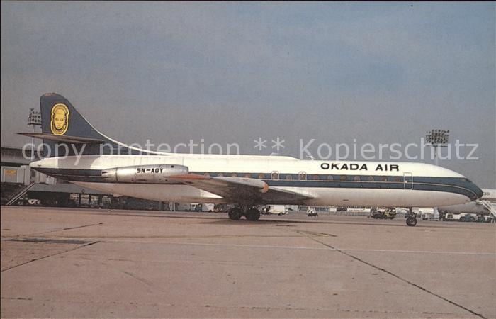 Flugzeuge Zivil Okada Air Nigeria Aerospatiale Caravell