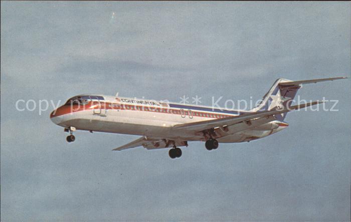 Flugzeuge Zivil Continental Airlines McDonnell Douglas DC-9