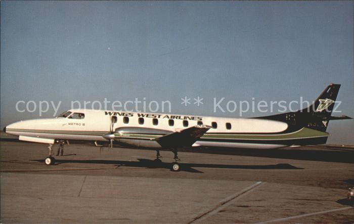 Flugzeuge Zivil Wings West Airlines Swearingen Metro III