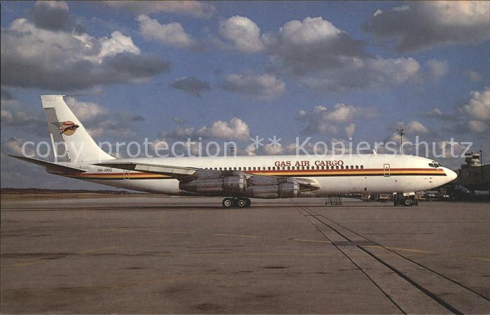 Flugzeuge Zivil Gas Air Cargo Boeing B707-338C 5N-ARQ c/n 18809