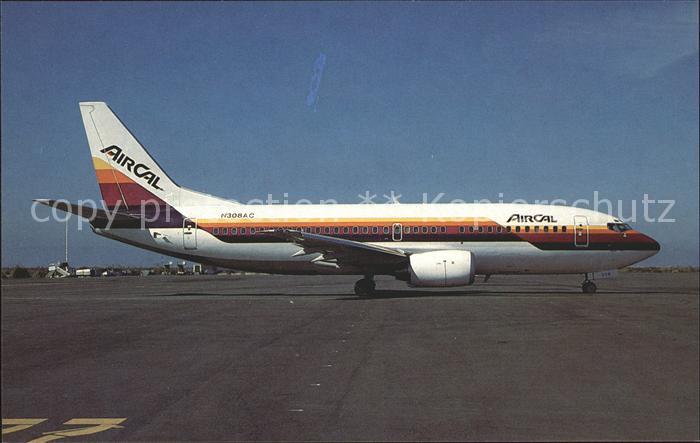 Flugzeuge Zivil Aircal Boeing 737-3A4 N308AC