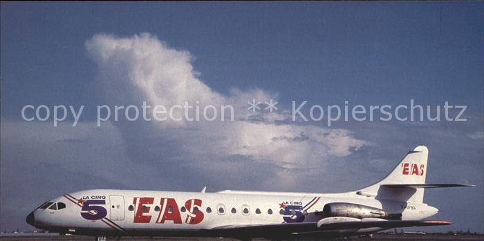 Flugzeuge Zivil EAS LA5 Europe Aero Service La Cinq 5 Aerospatiale SE210 Caravel