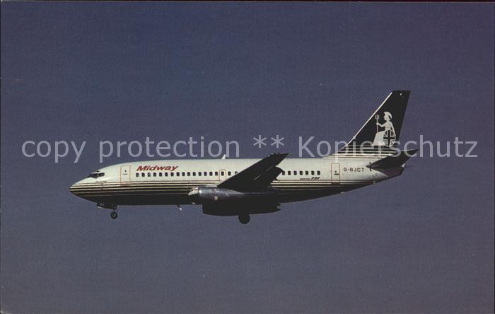 Flugzeuge Zivil Midway Airlines Boeing B-737-204 Advanced G-BJCT MSN 22638
