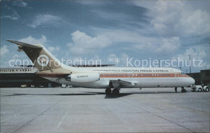 Flugzeuge Zivil Continentaol Houston Proud Express DC-9 N3864I