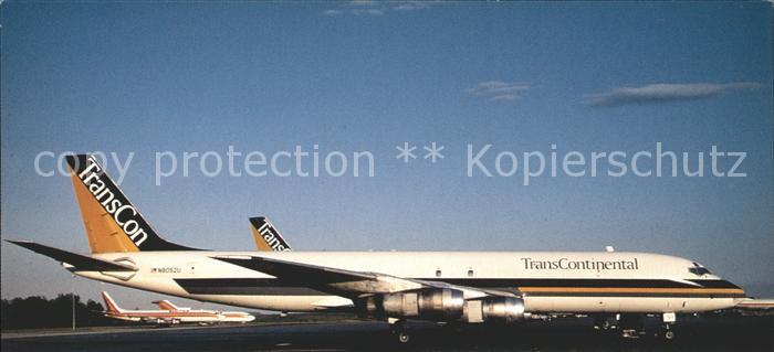 Flugzeuge Zivil Trans Continental DC-8-50 N8052U