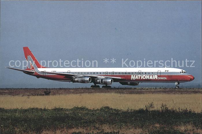 Flugzeuge Zivil Nationair Canada Douglas DC 8