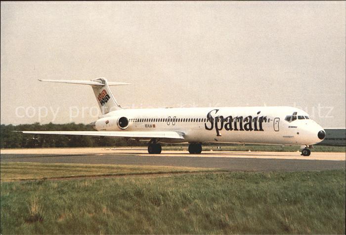 Flugzeuge Zivil Spanair MD-83 EC-EJU