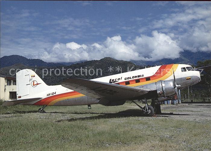 Flugzeuge Zivil Lacol Colombia DC-3 D-47DL HK-124 c/n 4349