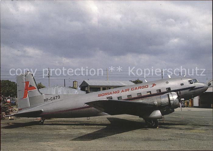 Flugzeuge Zivil Soriano Air Cargo Super DC-3 C-117D RP-C473 c/n 43327