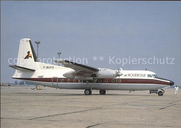 Flugzeuge Zivil Air Rouergue Fokker F27 Mk200 F-BUFO c/