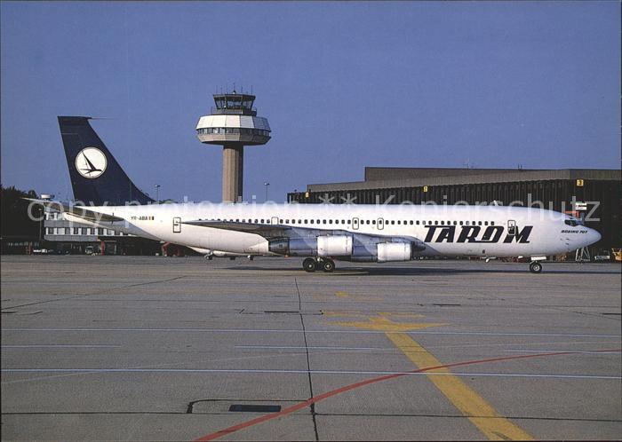 Flugzeuge Zivil Tarom Boeing 707 YR-ABA