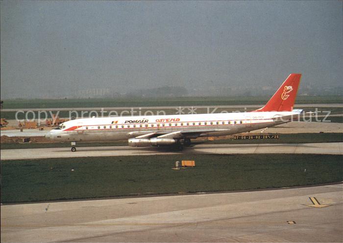 Flugzeuge Zivil Pomair Ostend Douglas DC-8-33 OO-TCP