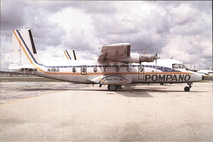 Flugzeuge Zivil Pompano Airways Nord 262A-12 N481A ex OY-BDL cn 25