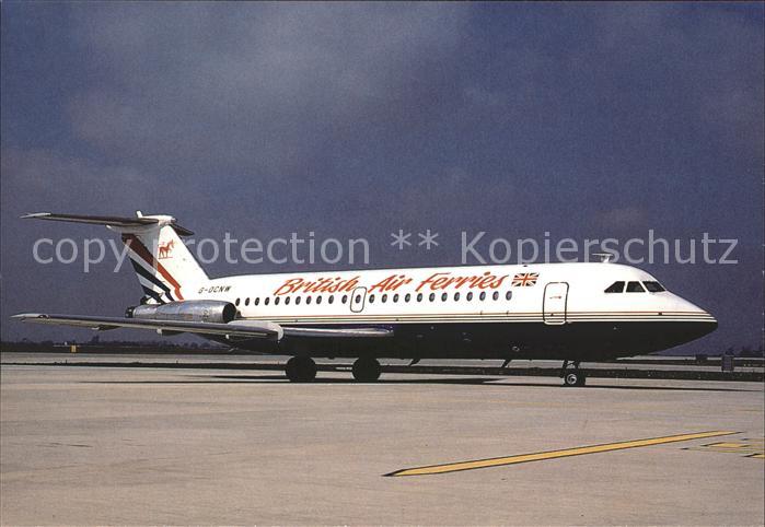 Flugzeuge Zivil British Air Ferries Bac 111-200 G-OCNW