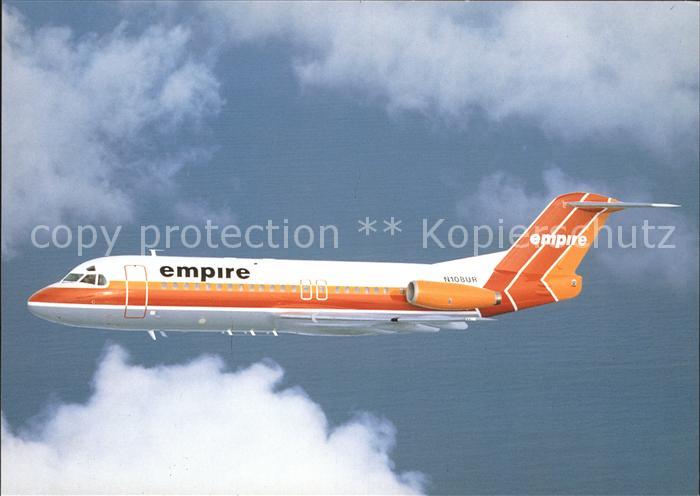 Flugzeuge Zivil Empire Airways Fokker F28 Mk400 N108UR