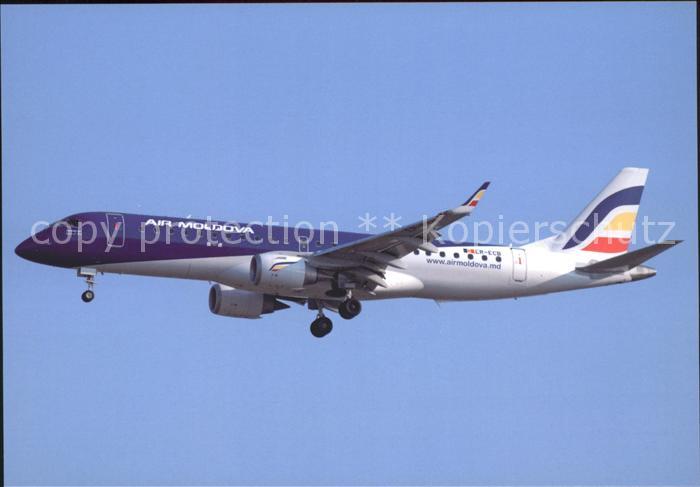 Flugzeuge Zivil Air Moldova EMB-190STD ER-ECB c/n 19000325