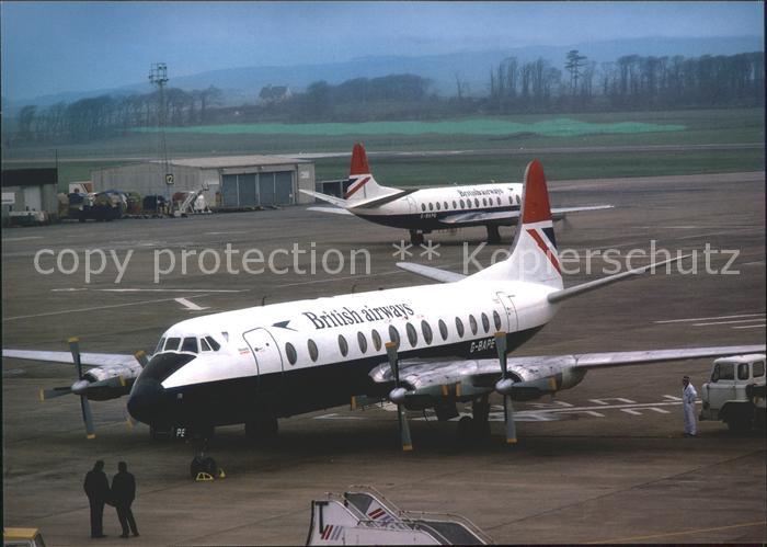 Flugzeuge Zivil British Airways Vickers Viscount VC-814 G-BAOE cn 341