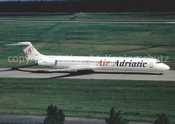 Flugzeuge Zivil Air Adriatic MD-82 9A-CBD c/n 48095