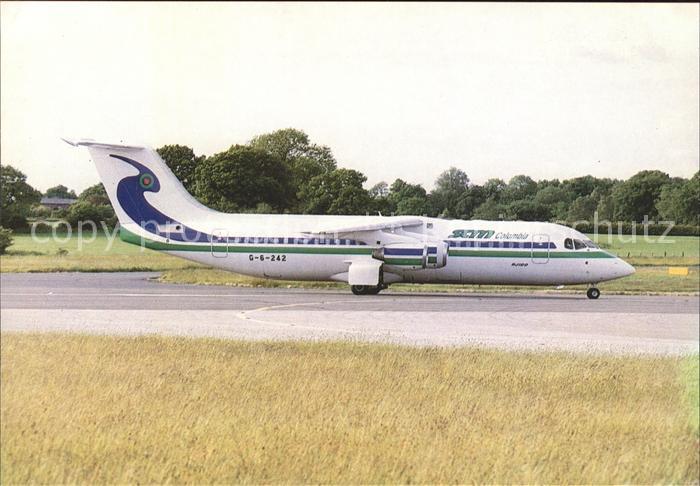 Flugzeuge Zivil SAM Colombia Avro RJ-100 BAe146 G-6-242