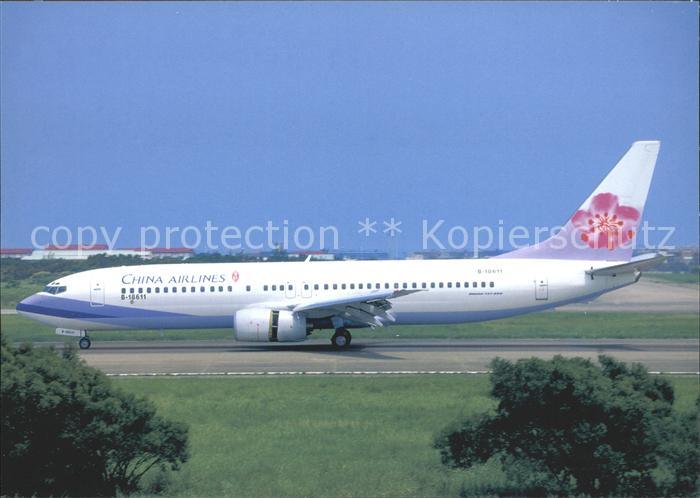 Flugzeuge Zivil China Airlines B737-8O9 B-18611 c/n 29106/302