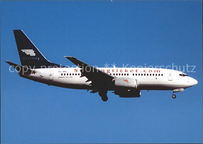 Flugzeuge Zivil Stelingticket.com B-737-7L9 OYS-MRK c/n 28012