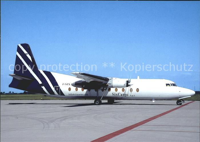 Flugzeuge Zivil Six Cargo F-27-500 I-SIXA c/n 10637