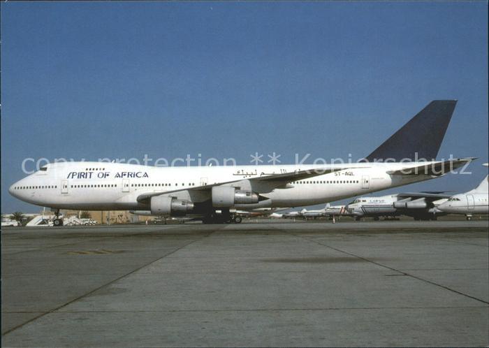 Flugzeuge Zivil Spirit of Africa Airlines B-747-246B ST-AQL c/n 20504