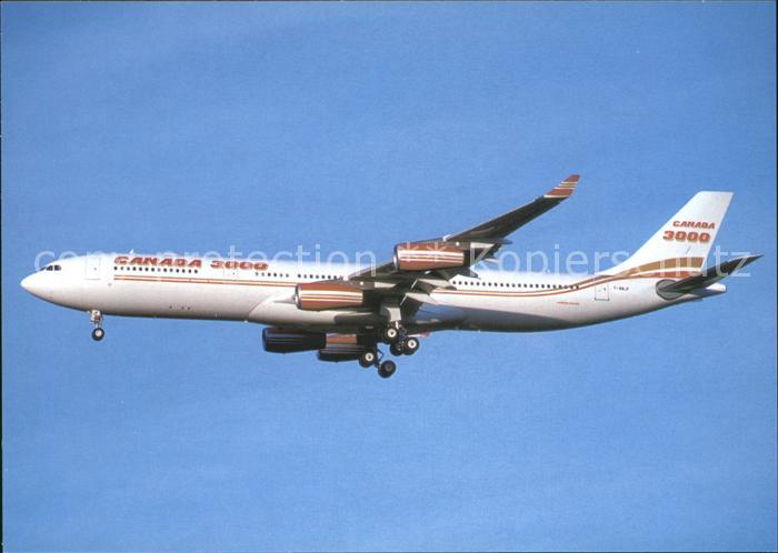 Flugzeuge Zivil Canada 3000 Airlines A340-313X F-WWJF c/n 395
