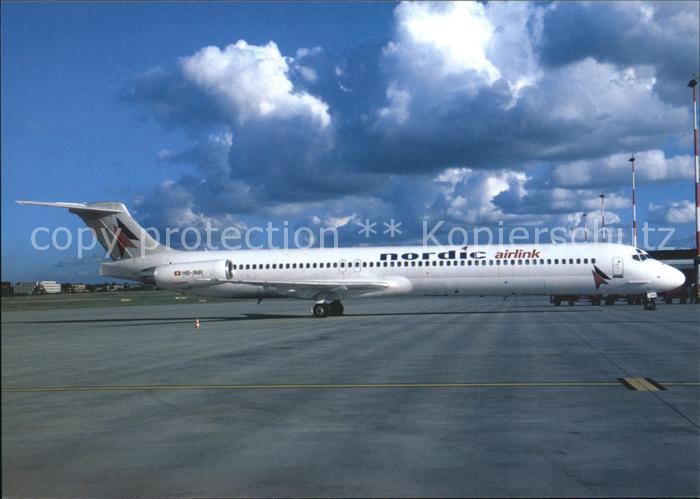 Flugzeuge Zivil Nordic Airlin MD-82 HB -INR c/n 49277
