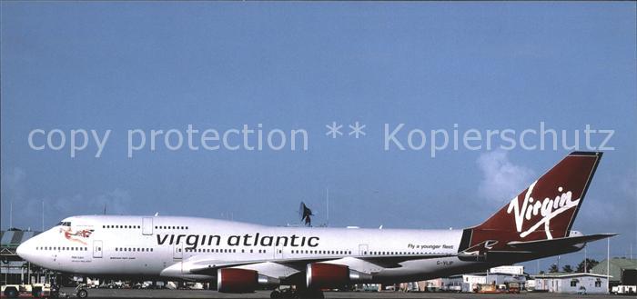 Flugzeuge Zivil Virgin Atlantic Boeing B747-443 G-VLIP cn 32338/1274